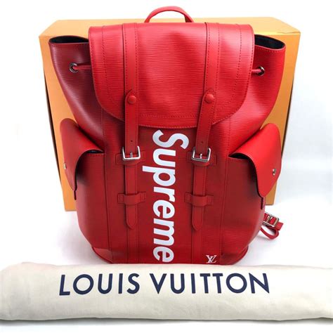 louis vuitton supreme backpack cheap|louis vuitton supreme backpack men.